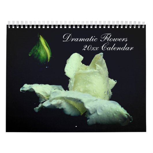 Dramatische bloemen fotografie kalender (Hoes)