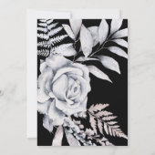 Dramatische Bohemen Gedroogde Waterverf van Floral Save The Date (Achterkant)