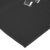 Dramatische Chess Monochrom Tafelkleed (Gekanteld)