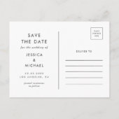 Dramatische Chic Script 4 Foto collage sparen de D Briefkaart (Achterkant)