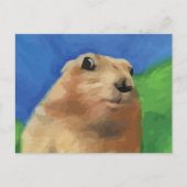 Dramatische Chipmunk Briefkaart (Voorkant)