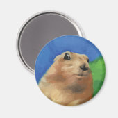 Dramatische Chipmunk Magneet (Voorkant / Achterkant)