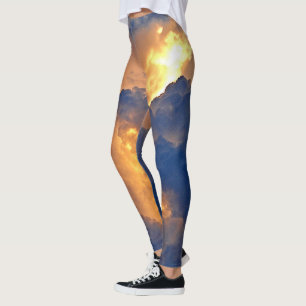 Dramatische cloudformatie leggings
