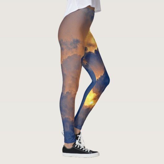 Dramatische cloudformatie leggings (Rechts)