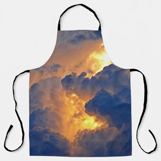 Dramatische cloudformatie schort (Voorkant)