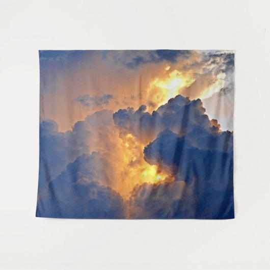 Dramatische cloudformatie wandkleed (Voorkant (horizontaal))