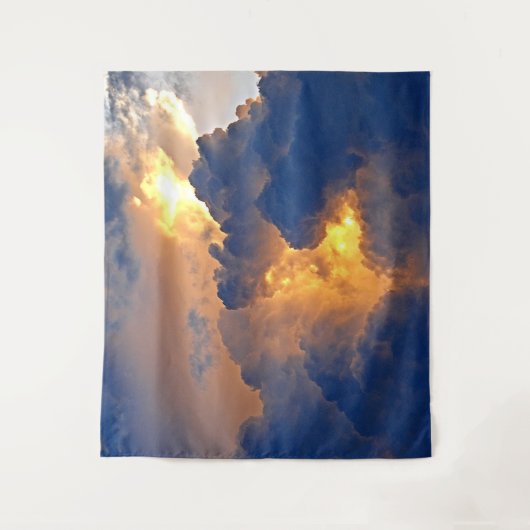 Dramatische cloudformatie wandkleed (Voorkant)