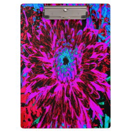 Dramatische Crimson Red, Paars en Black Dahlia Klembord