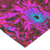 Dramatische Crimson Red, Paars en Black Dahlia Korte Tafelloper (Hoek)