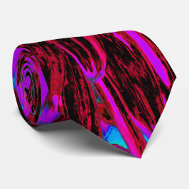 Dramatische Crimson Red, Paars en Black Dahlia Stropdas