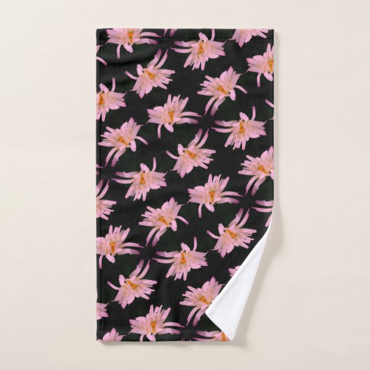 Dramatische Daisy Flower Pattern Bad Handdoek (Handdoek)