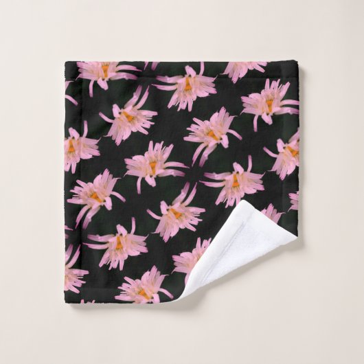 Dramatische Daisy Flower Pattern Bad Handdoek (Wasdoekje)