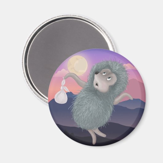 Dramatische egel magneet (Voorkant / Achterkant)