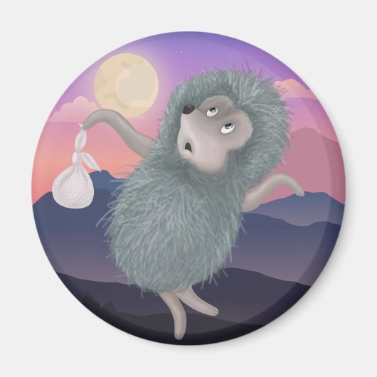 Dramatische egel magneet (Voorkant)