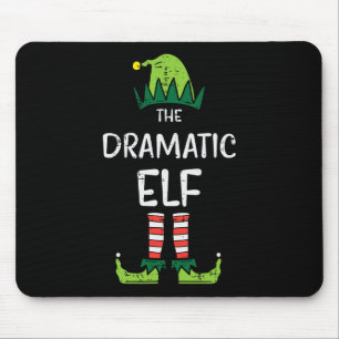 Dramatische Elf Xmas Matching Kerstmis voor famili Muismat