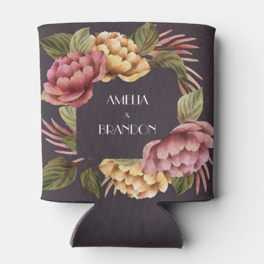 Dramatische Floral Blikjeskoeler (Achterkant)