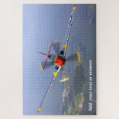 Dramatische foto P-51 Mustang WWWII USAF-vliegtuig Legpuzzel (Verticaal)