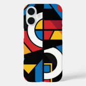 Dramatische gedurfde kleuren Modern Geometrisch Ab Case-Mate iPhone Case (Achterkant)