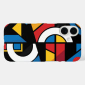 Dramatische gedurfde kleuren Modern Geometrisch Ab Case-Mate iPhone Case (Achterkant (horizontaal))