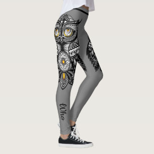 Dramatische geest Owl Hoot die de vrouw persoonlij Leggings