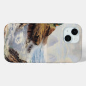 Dramatische golven slaan op een rotsachtige kust Case-Mate iPhone case (Achterkant (horizontaal))