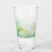 Dramatische hand geschilderd Gouldian Finch Glas (Achterkant)