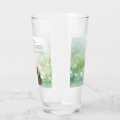 Dramatische hand geschilderd Gouldian Finch Glas (Links)