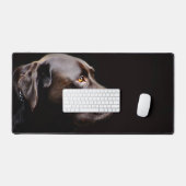 Dramatische huisdierportret fototemplate bureaumat (Keyboard & Muis)