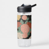 Dramatische  Japanse Chrysanthemum Bloemen Waterfles (Links)