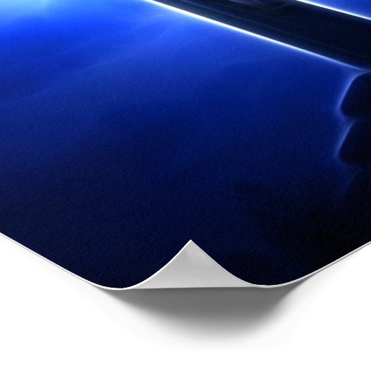 Dramatische Jezus Crucifixatie Poster (Hoek)