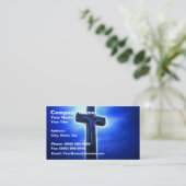 Dramatische Jezus Crucifixatie Visitekaartje (Staand voorkant)