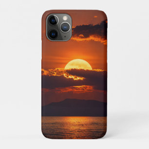 Dramatische karmozijnrode zonsondergang en oceaan Case-Mate iPhone case