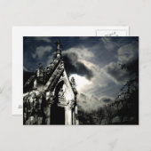 Dramatische kerkhof scène briefkaart (Voorkant / Achterkant)