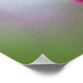 Dramatische kleur en vorm van gebroken hart poster (Hoek)