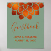 Dramatische koperventilator op Basil Wedding Guest Poster (Voorkant)