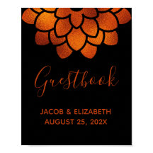 Dramatische koperventilator op zwarte bruiloft