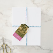 Dramatische Leeuwin Safari Natuur Kunst Cadeaulabel (Met Touw)