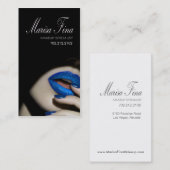 Dramatische Lips Makeup Artistisch Visitekaartje (Voorkant / Achterkant)