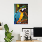 Dramatische Macaw Poster (Thuiskantoor)