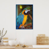 Dramatische Macaw Poster (Keuken)