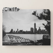 Dramatische Manhattan-mappen voor zwart-witbestand