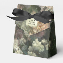 Dramatische Moody Fine Art Botanische Favor Boxen
