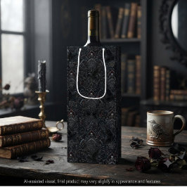 Dramatische Onyx Barokke Raaf Wijn Cadeautas