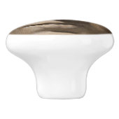 Dramatische oude Romeinse keizer marmeren gezicht  Keramische Knop (Zijkant)