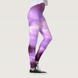 Dramatische Paarse hemel Leggings