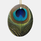 Dramatische Peacock-doether Keramisch Ornament (Rechts)