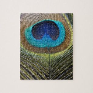Dramatische Peacock-doether Legpuzzel