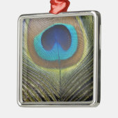 Dramatische Peacock-doether Metalen Ornament (Links)