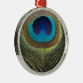 Dramatische Peacock-doether Metalen Ornament (Rechts)