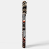 Dramatische rode draak in ingewikkeld reliëfontwer Case-Mate iPhone case (Achterkant / Rechts)